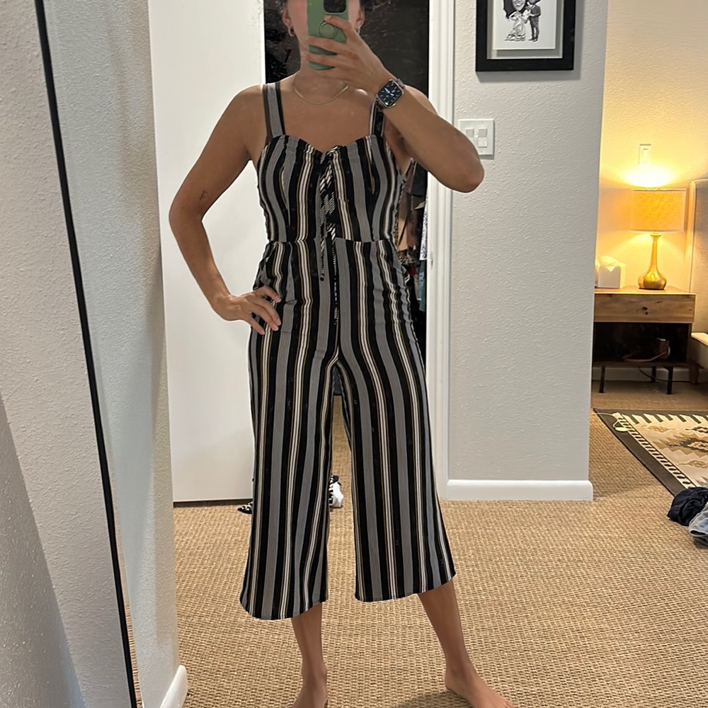 Striped Jumpsuit